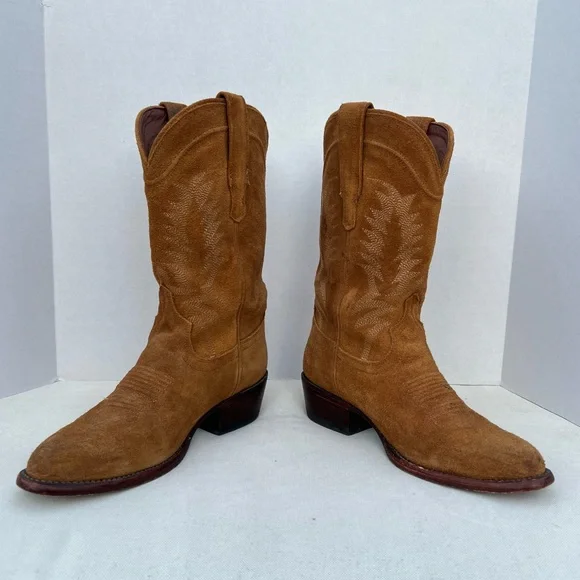 Tecovas The Josie Sienna Suede Women’s Cowboy Boots Size 7B - Picture 9 of 15